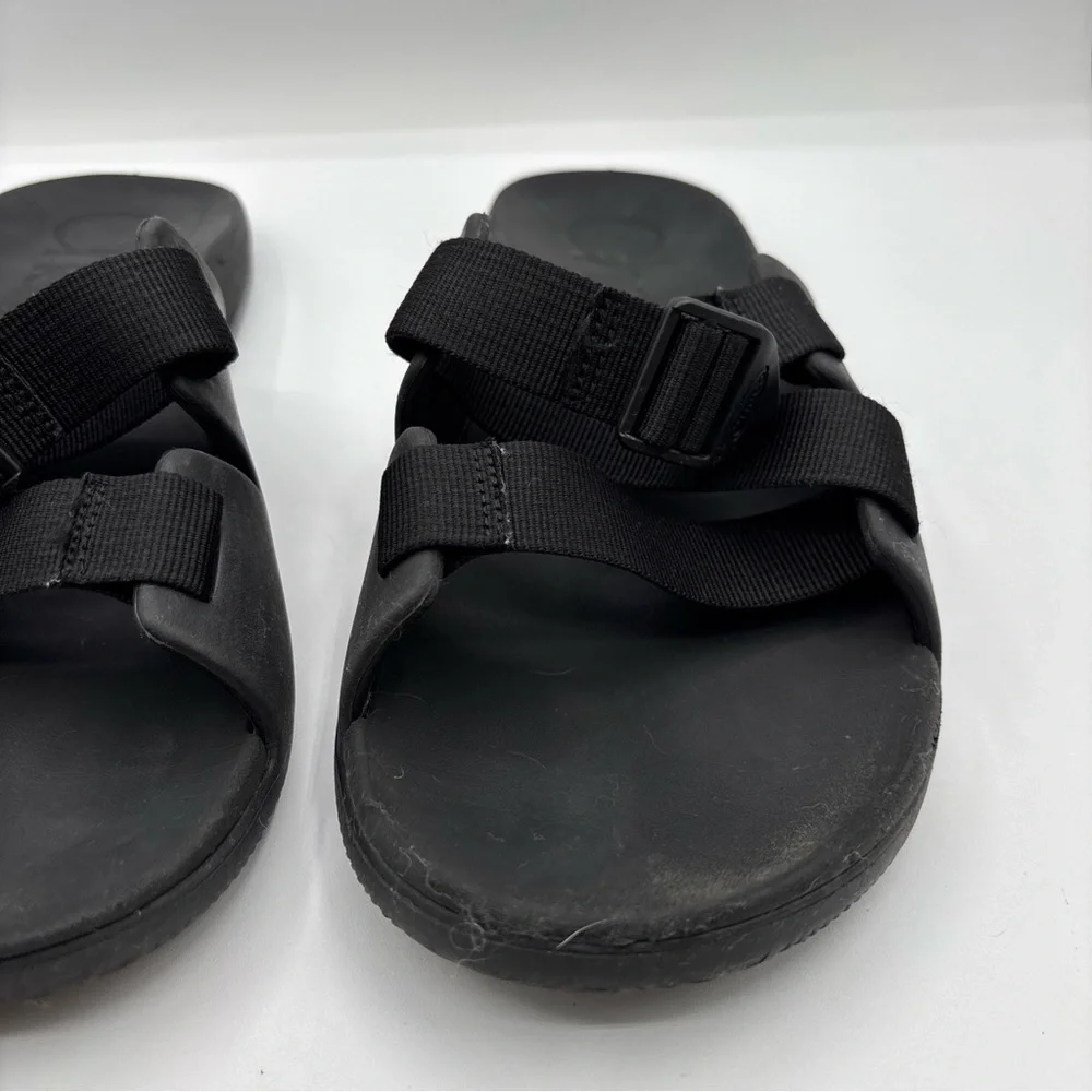 Chaco Chilllos Slide Sandals Black Men’s Size 12 Lightweight Comfort JCH107089